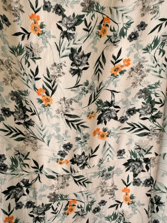 Loft Outlet Floral Ruffled Strap Dress - Picture 2 of 6